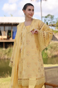 Farida - Luxury Lawn 3PC Chikenkari Heavy Embroidered Suit | ZF-079 Unstitched Summer Luxe '26