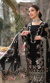 Mah -e-Rukh - Zf -02 Luxury Lawn 3PC Chikenkari Heavy Embroidered Suit | Summer Luxe '26