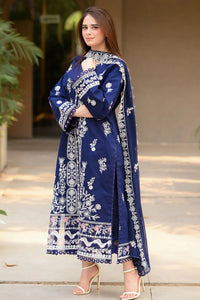 Rimal - Luxury Lawn 3PC Chikenkari Heavy Embroidered Suit | EA-094 Summer Luxe '26