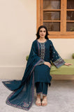 Batik - 3PC Dhanak Embroidered Dupatta and Trouser | Zaroon Unstitched